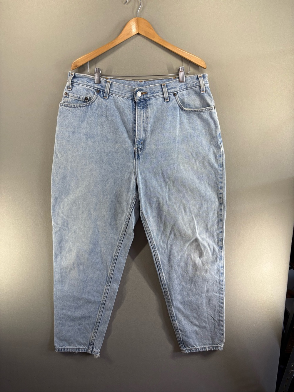 VTG LEVIS 550 Womens Sz 18 R Relaxed Fit Tapered Leg Denim Jeans USA 90s